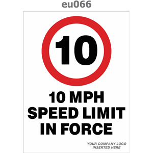 10 mph speed limit