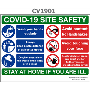 Covid -19 Site Safety Sign