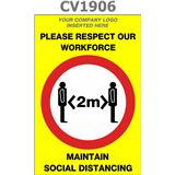 maintain social distancing