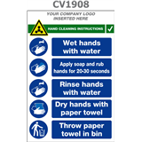 hand cleaning instructions