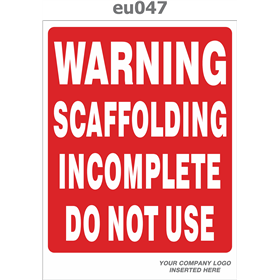 scaffolding incomplete