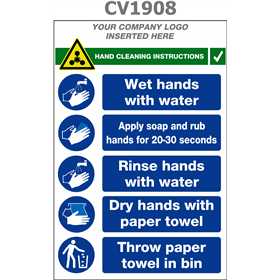 hand cleaning instructions